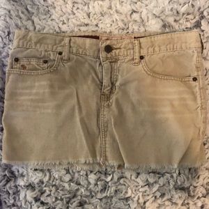 Abercrombie tan/beige skirt size 4